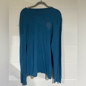Hurley blue Longsleeve waffle knit thermal large